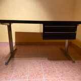 Office abbondinterni mahogany color almost black from the 70s.