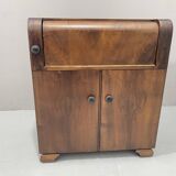 Fully renovated mid century cabinet with build-in turntable, Germany, 1950´s