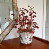 Cache pot floral earthenware