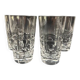 4 Sèvres crystal water glasses, 14.5 cm, faceted cut model with pastilles