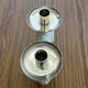 Antique deer wood candlesticks