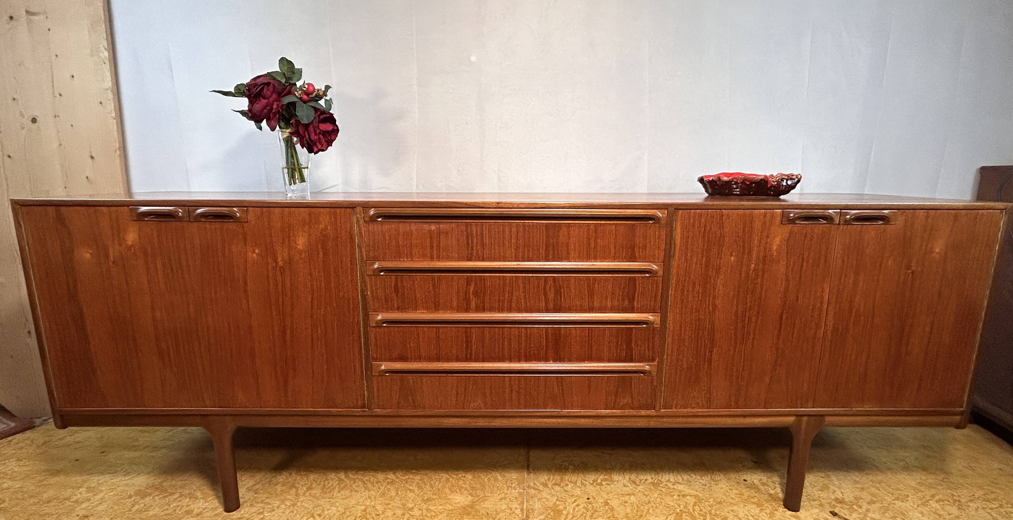 Mid-Century Retro Vintage Teak Sideboard A.H. McIntosh 1960 Tom Robertson