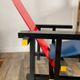 “Red and blue” lounge chair in the style of Gerrit Rietveld