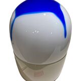 Lampe verre italien & tache bleue