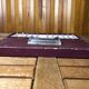 Ancienne série de 12 porte couteaux verre moulé vintage #a523