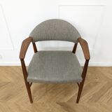 Scandinavian armchair mid-century grey