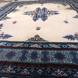 Tapis berbère tunisien vintage en laine fait main – 199 x 252 cm - 1C1035