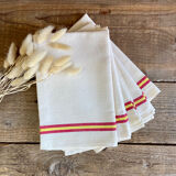 Old linen tea towel