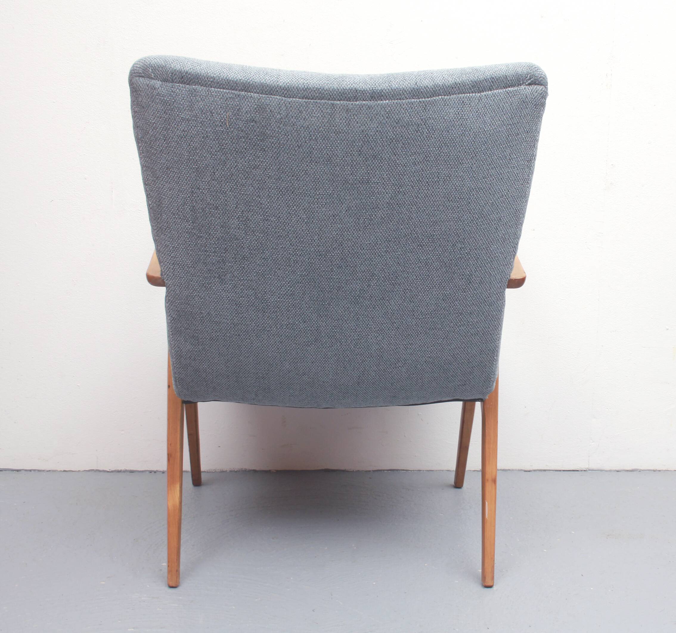 1950s  armchair in cherrywood