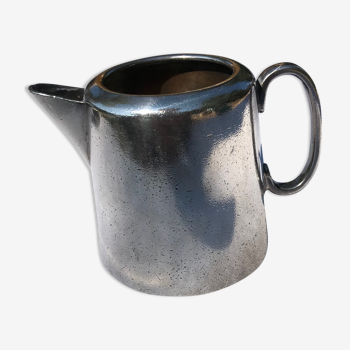 Pot a lait en métal argenté - signature anglaise
