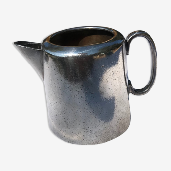 Silver metal milk pot - English signature