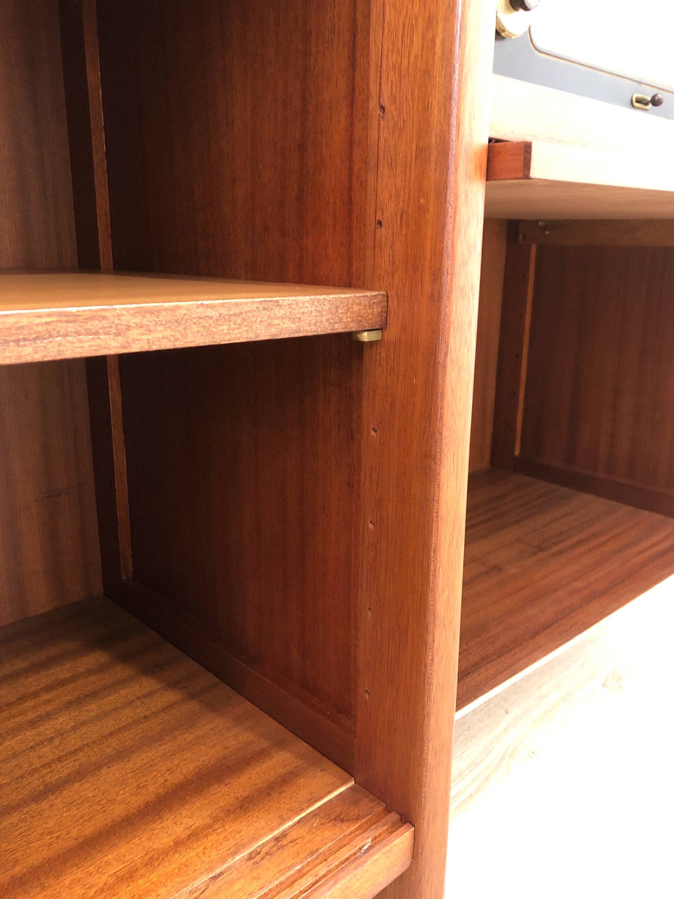 1970s teak bookcase
