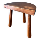 Tabouret tripode en orme