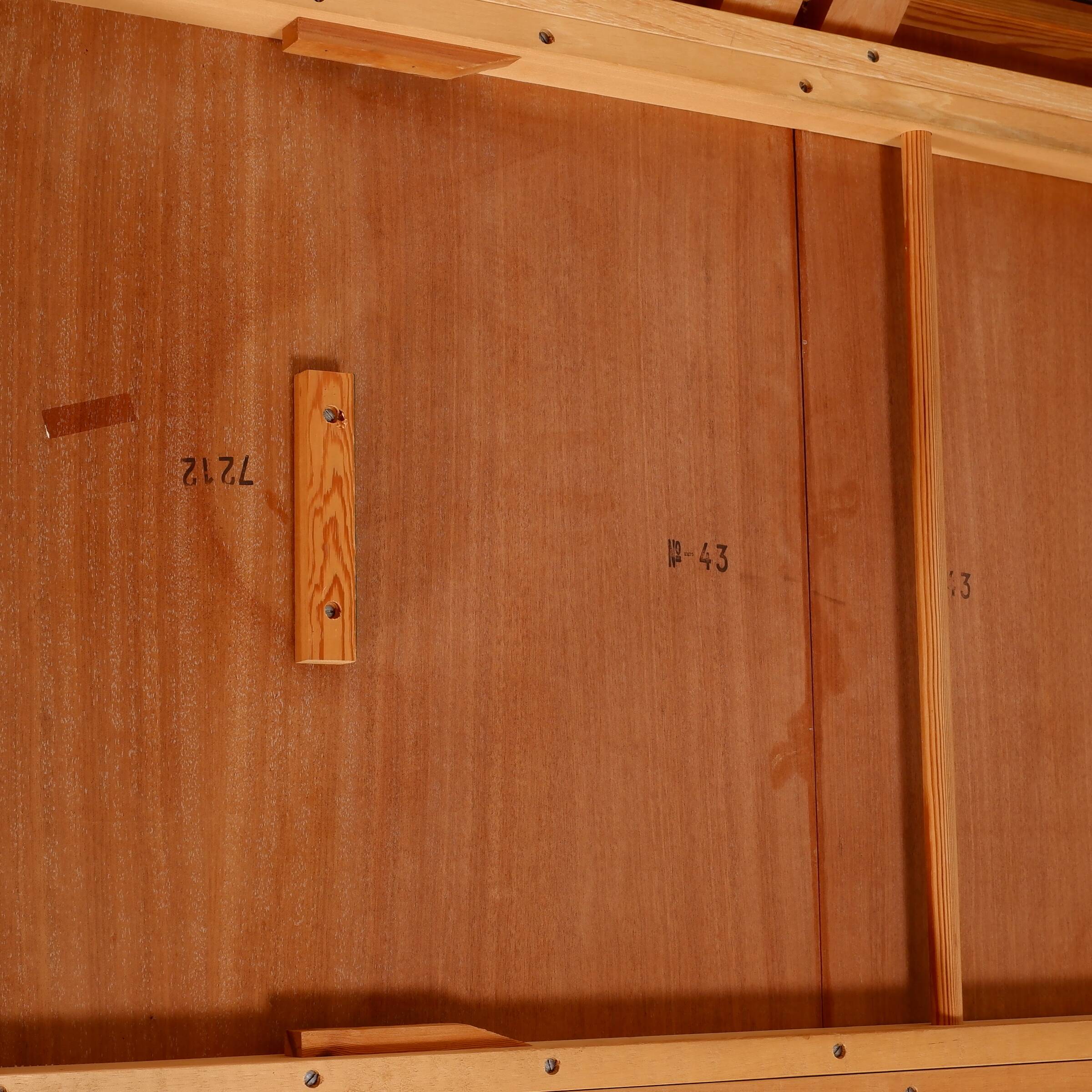 Extendable dining table in teak by H. W. Klein for Bramin Mobler