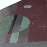 Pierre Elie Gardette slate inlay coffee table
