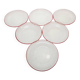 Rotor dessert set by J. Drost for Ząbkowice Gospodarcza Huta, Poland, 1970s, set of 6