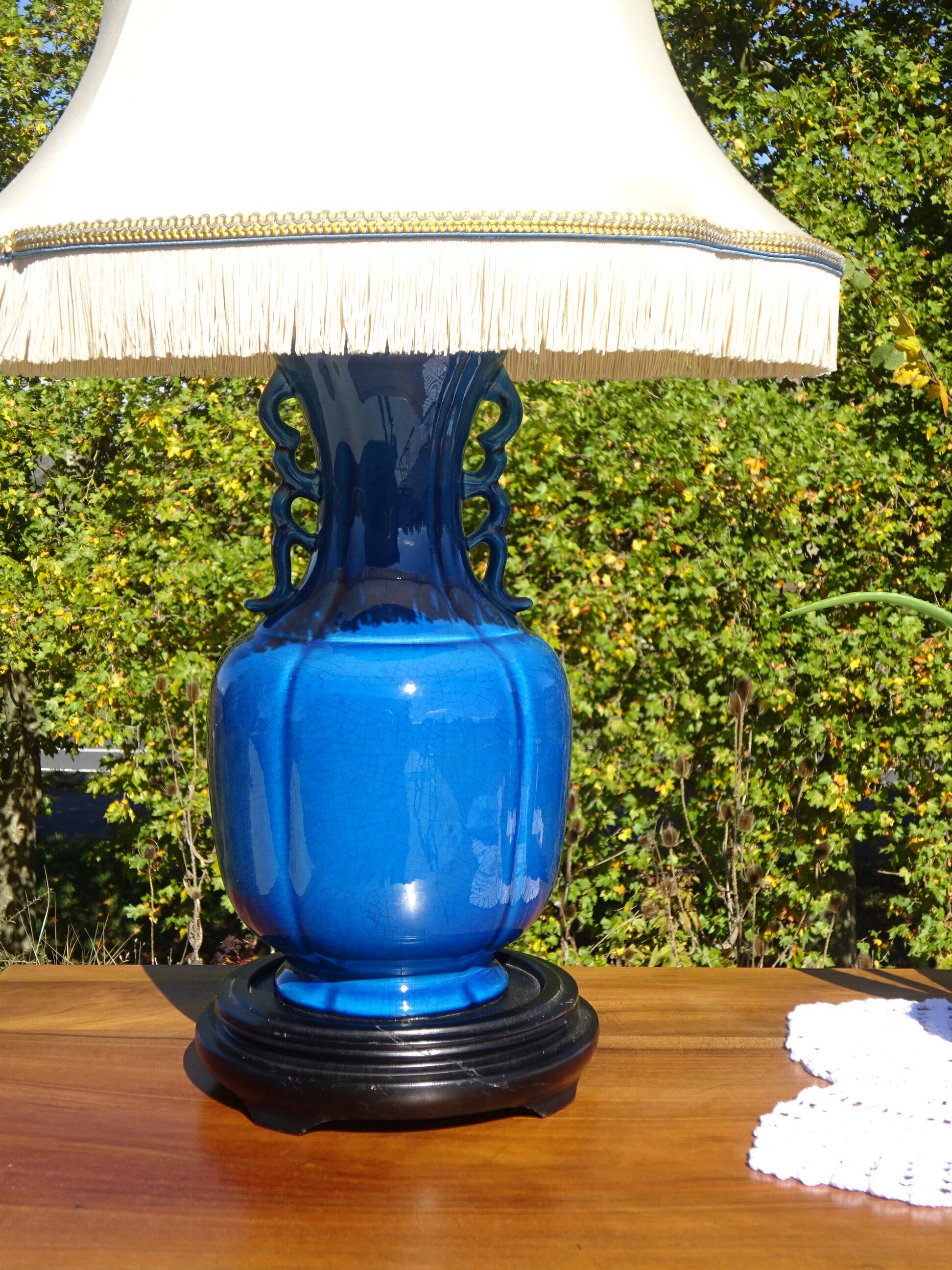 Grande lampe de salon Louis Drimmer