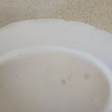 1 dish and 5 plates iron earth cream patina