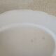 1 dish and 5 plates iron earth cream patina