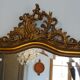 19th century gilded stuccoed wooden mirror 92x142cm