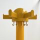 Yellow freestanding coat rack Model 4653 by Kartell, 1970