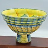 Large bowl on pedestal in pure Provencal style