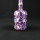 Antique polychrome speckled glass carafe/bottle from Clichy, late 19th century