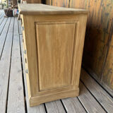 Raw wood sideboard