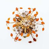 Gilt florentine flush mount light by banci firenze