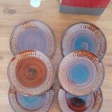 Assiettes à dessert vintage