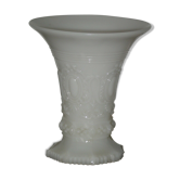 White opaline vase