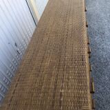 Vintage rattan dresser