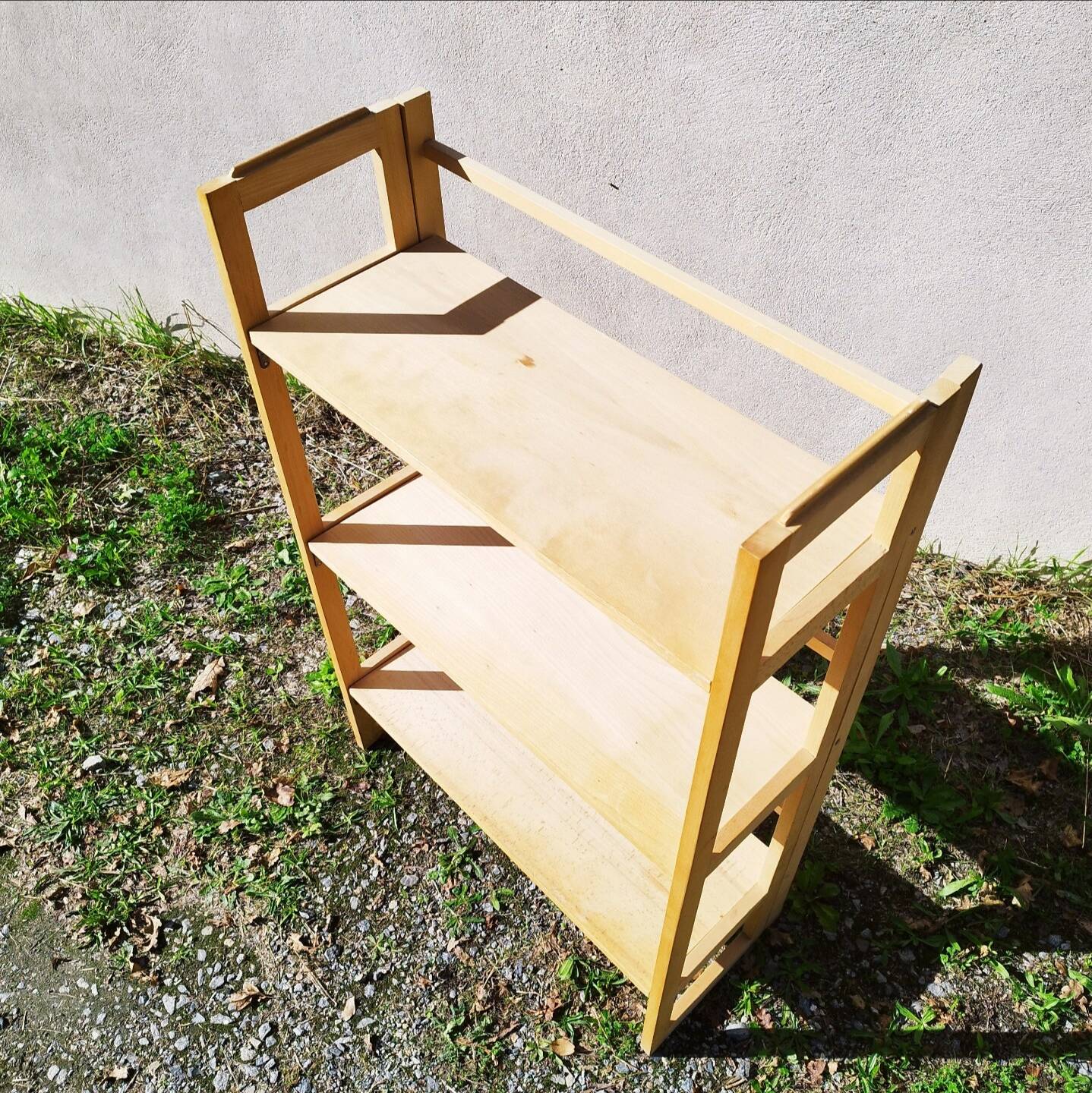 Bookshelf in raw wood N°3