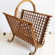 Rattan magazine door from the 60s/70s