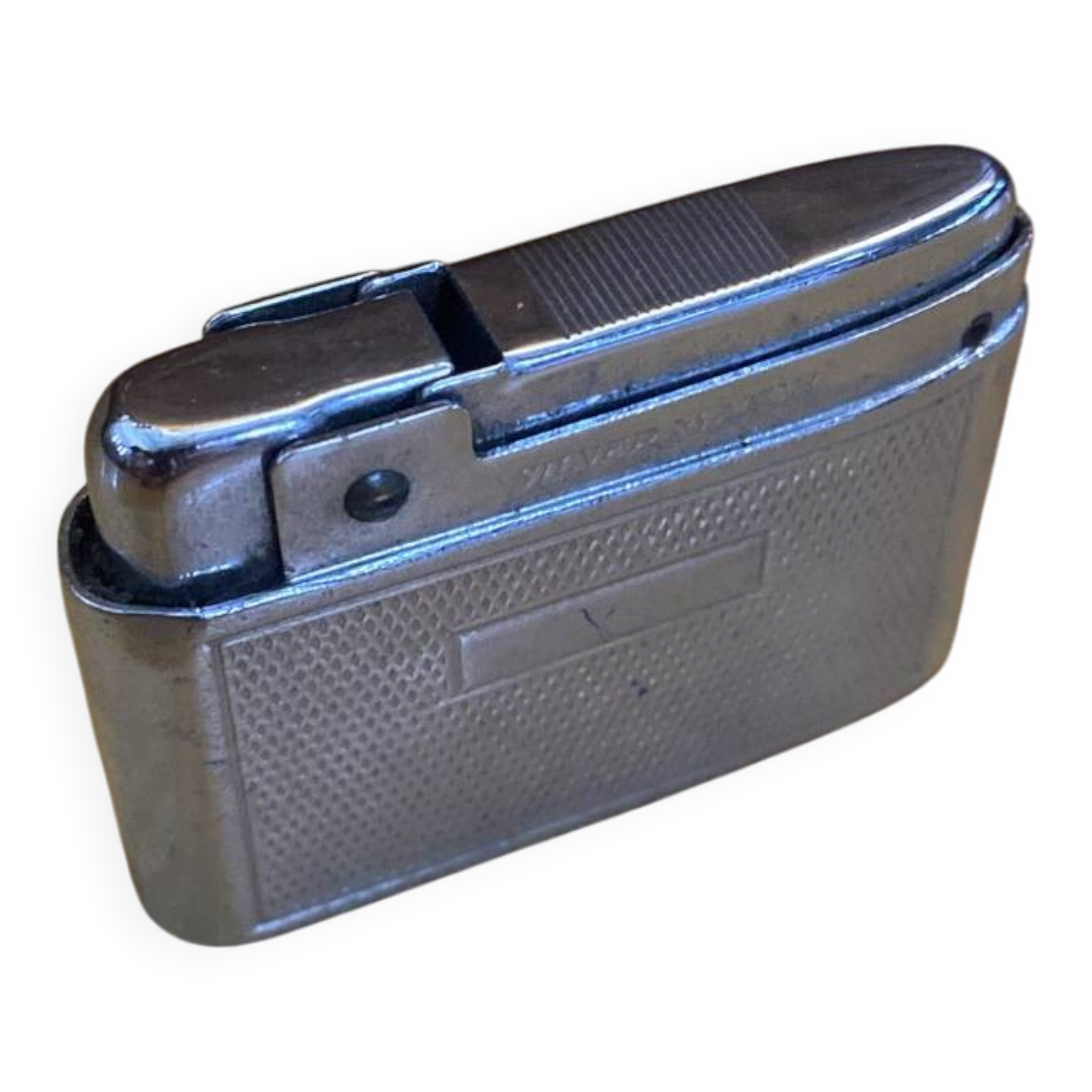 Vintage Silver Match Metal Lighter from the 1970s #E270