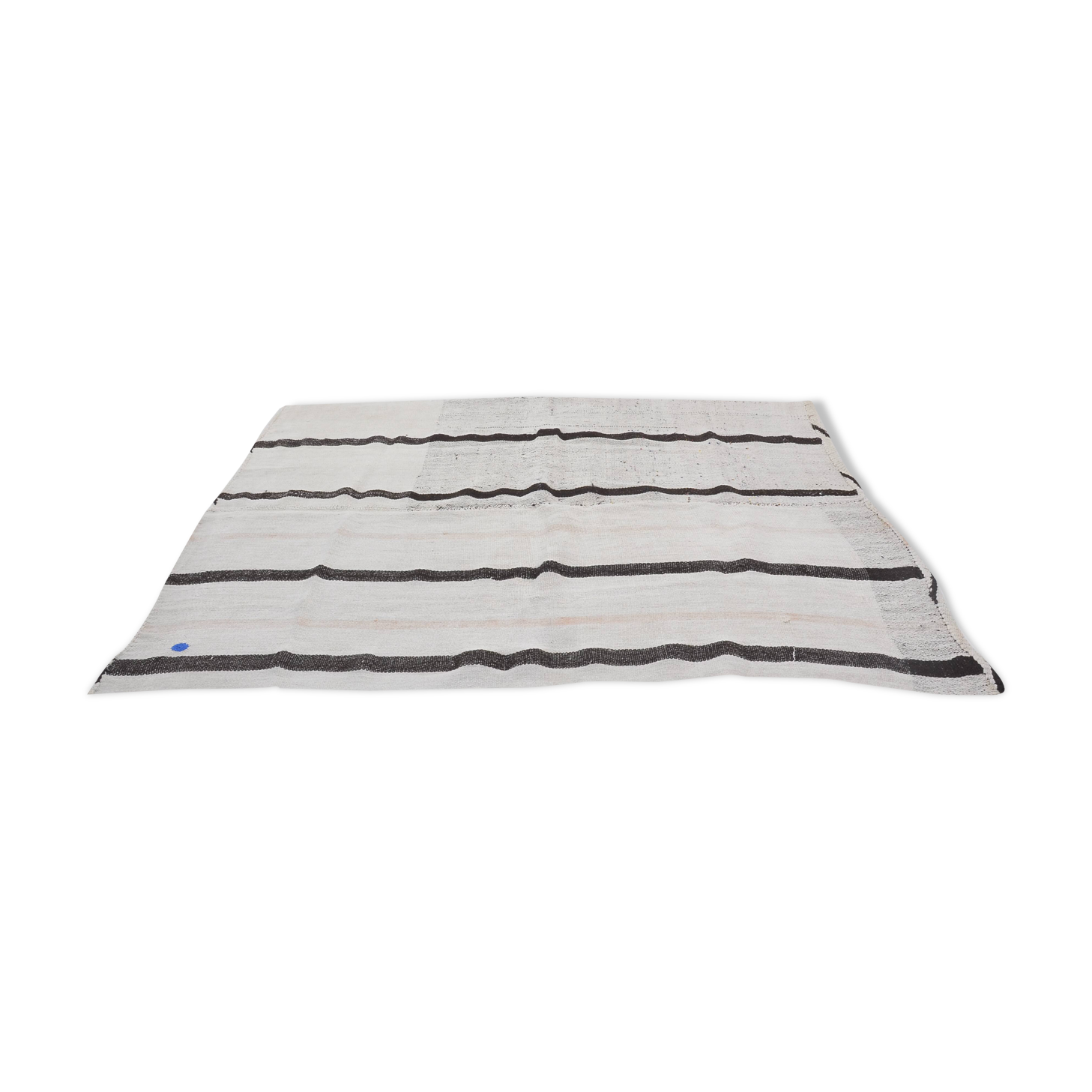 Oushak Hemp Kilim Rug with Stripes sku 3667