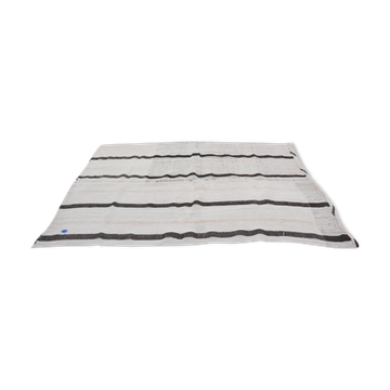 Tapis Kilim en chanvre Oushak avec rayures sku 3667