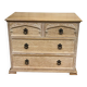 English commode in cerused oak from the 1950s.