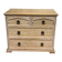 English commode in cerused oak from the 1950s.