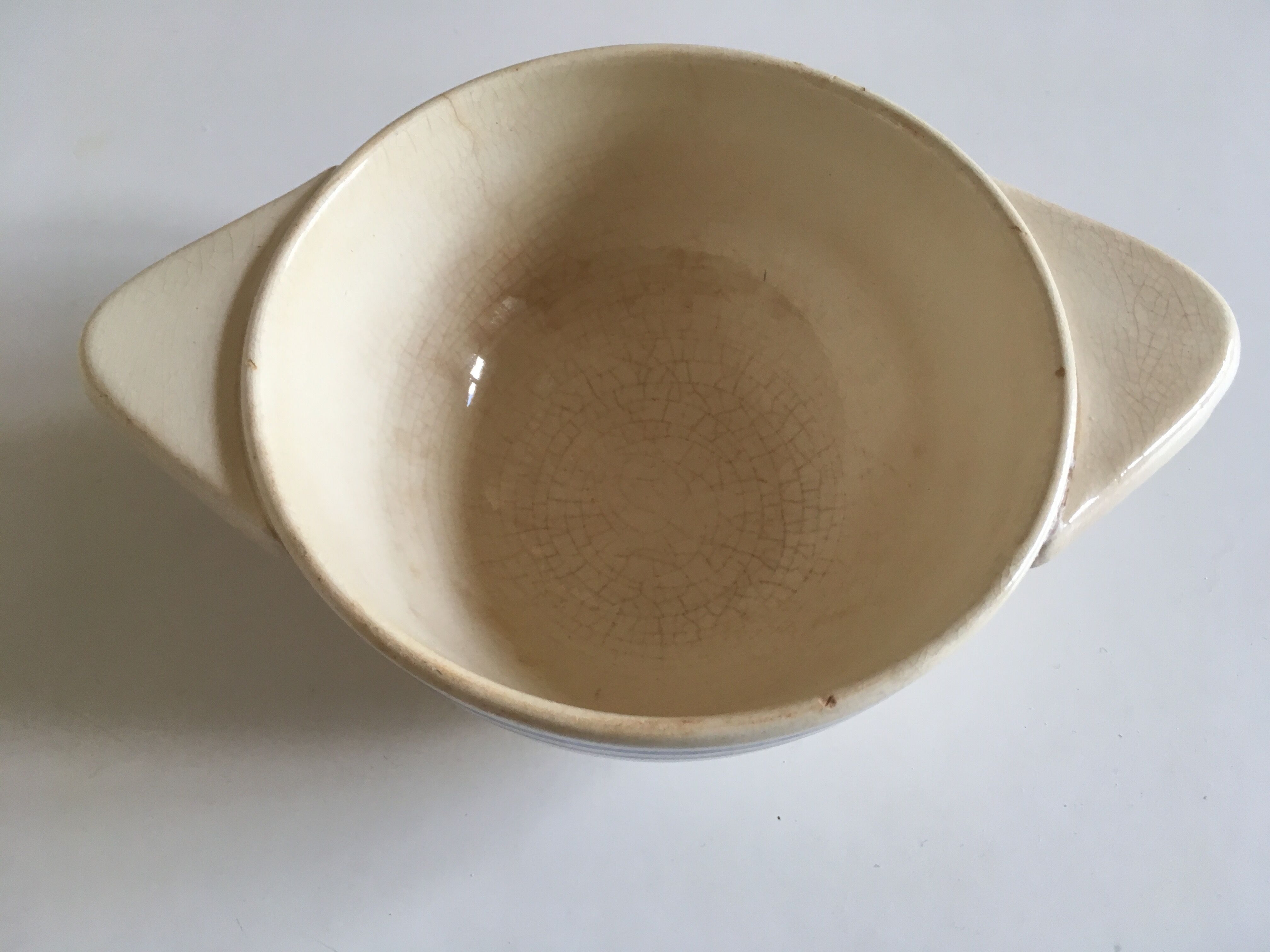 Gien pair of weak bowls 1910