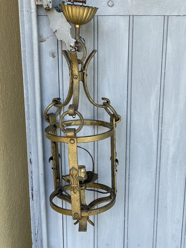 Old Outdoor Suspension Lamp