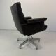 Vintage Leather Swivel Armchair De Sede DS 35, Switzerland, 1970s