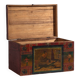 Antique Chinese brown storage trunk (c.1900) #6