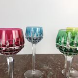 Set of 6 Saint Louis wine glasses