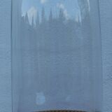 Antique wedding globe in oval glass 32 cm high