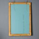 Vintage mirror design with bamboo and wicker frame, Italy, 1980s.