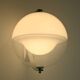 Set of 2 rare large globe wall lamps, 1960s Italy.