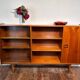 Mid century retro vintage teak bookcase sideboard
