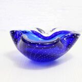 Cendrier en verre bullé Murano