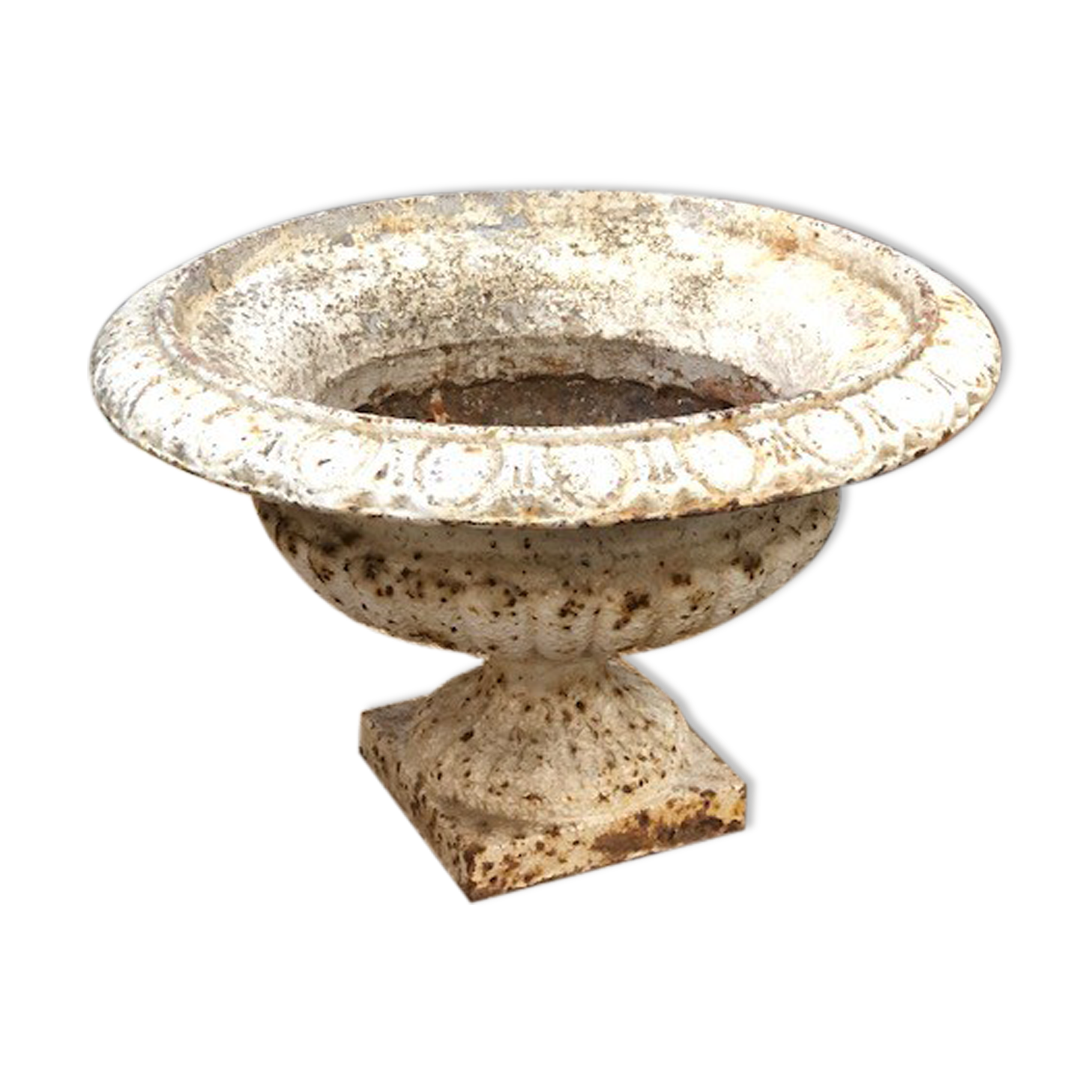 Old cast iron garden basin